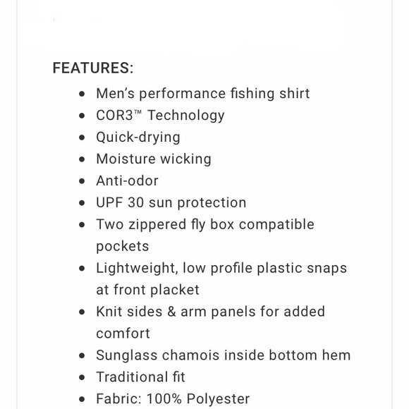 SIMMS FISHING Performance Long Sleeve Shirt - Picture 3 of 7